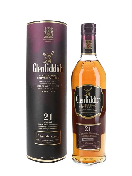Glenfiddich 21 Year Old Caribbean Rum Finish 70cl / 40%