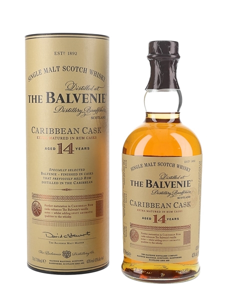 Balvenie 14 Year Old Caribbean Cask 70cl / 43%