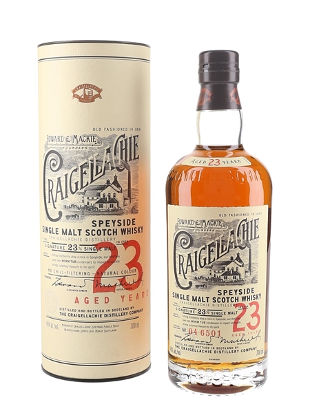 Craigellachie 23 Year Old Batch Number 04-6501 70cl / 46%