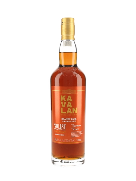 Kavalan Solist 2016 Brandy Cask Bottled 2024 75cl / 55.6%