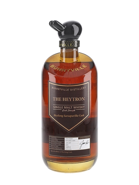 Bunnyville The Heytron Single Malt Whisky Bottled 2025 67cl / 52.1%