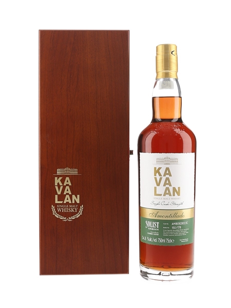 Kavalan Solist 2018 Amontillado Cask Bottled 2024 75cl / 54.8%
