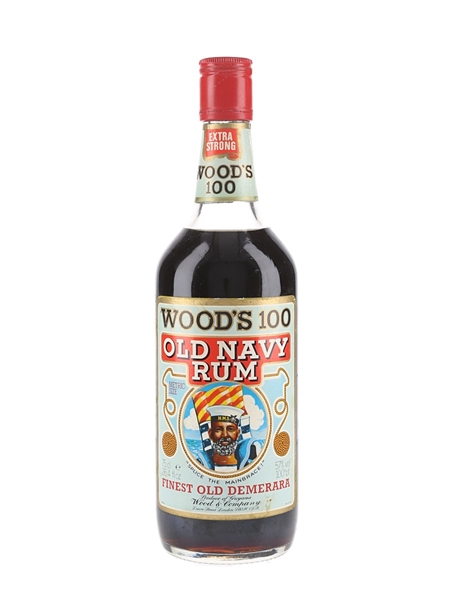 Wood's 100 Old Navy Rum Bottled 1980s 75cl / 57%