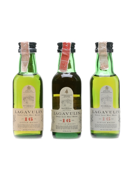 Lagavulin 16 Year Old  3 x 5cl