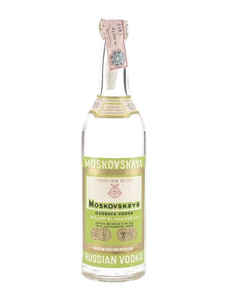 Moskovskaya Russian Vodka Bottled 1990s 50cl / 40%