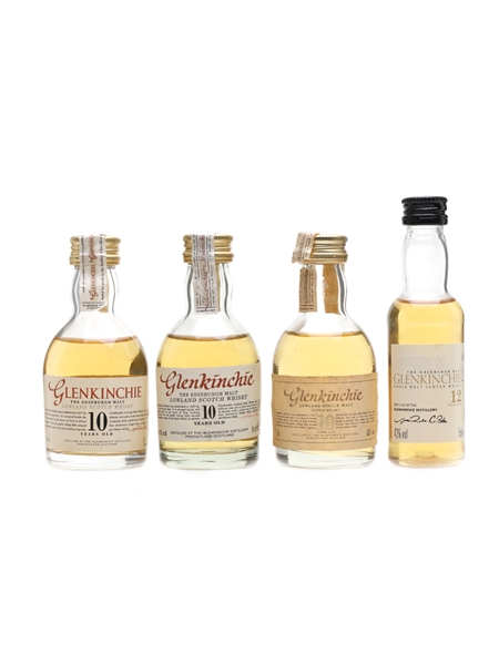 Glenkinchie 10 & 12 Year Old  4 x 5cl