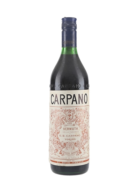 Carpano Vermuth Classico Bottled 1970s 100cl / 16.5%
