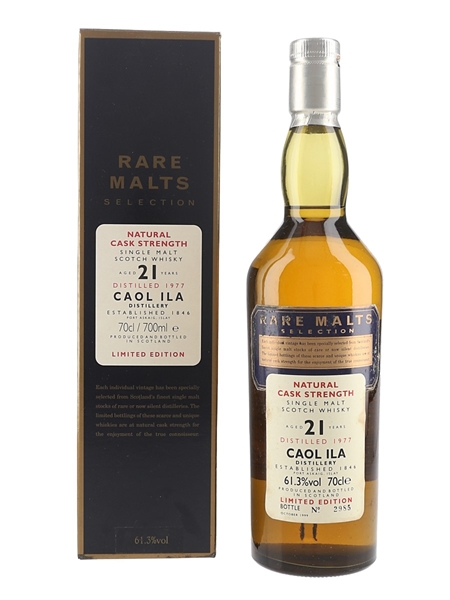 Caol Ila 1977 21 Year Old Bottled 1999 - Rare Malts Selection 70cl / 61.3%