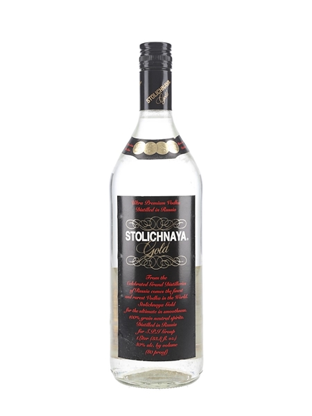 Stolichnaya Gold Ultra Premium Vodka  100cl / 40%