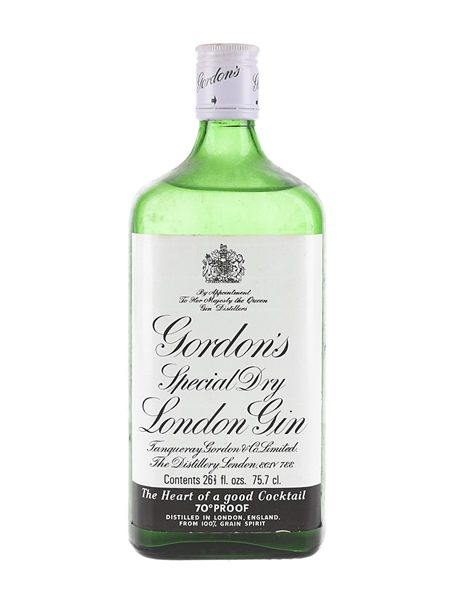 Gordon's Special Dry London Gin Bottled 1970s-1980s 75.7cl / 40%