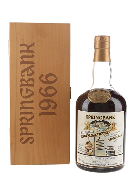 Springbank 1966 Local Barley Sherry Cask Number 443 Bottled 1990 - Granchateaux SA Import 75cl / 58.1%