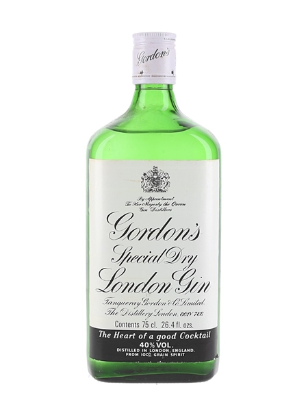 Gordon's Special Dry Gin Bottled 1970s-1980s 75cl / 40%