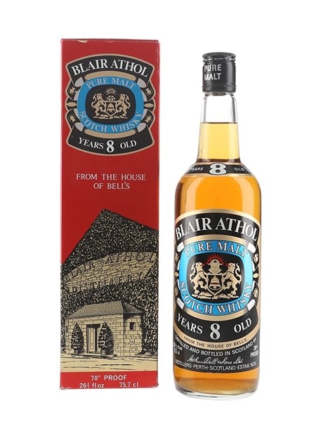 Blair Athol 8 Year Old Bottled 1970s-1980s 75.7cl / 40%