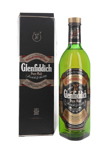 Glenfiddich Special Old Reserve Pure Malt Bottled 1980s 75cl / 40%