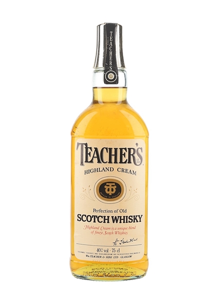 Teacher's Highland Cream Bottled 1980s 75cl / 40%