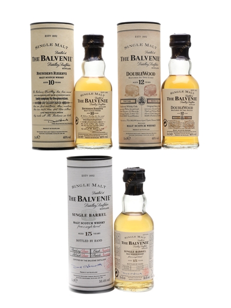 Balvenie  3 x 5cl