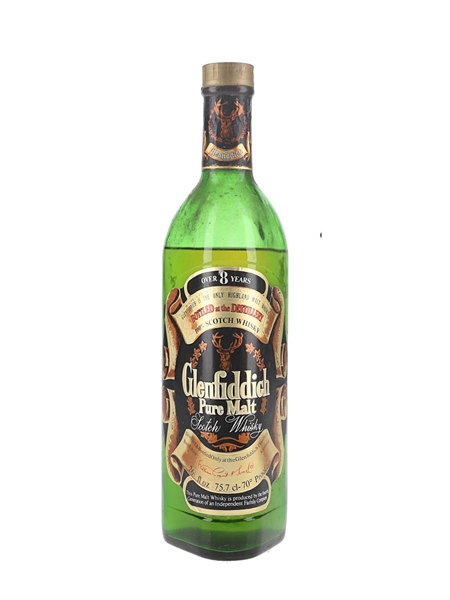 Glenfiddich 8 Year Old Pure Malt Bottled 1970s 75.7cl / 40%