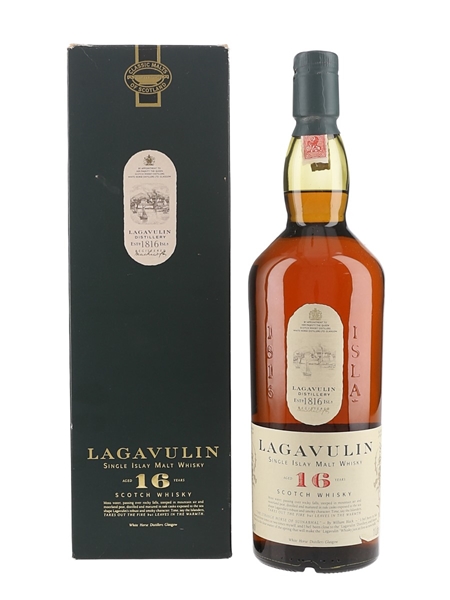 Lagavulin 16 Year Old Bottled 1990s - White Horse Distillers 100cl / 43%