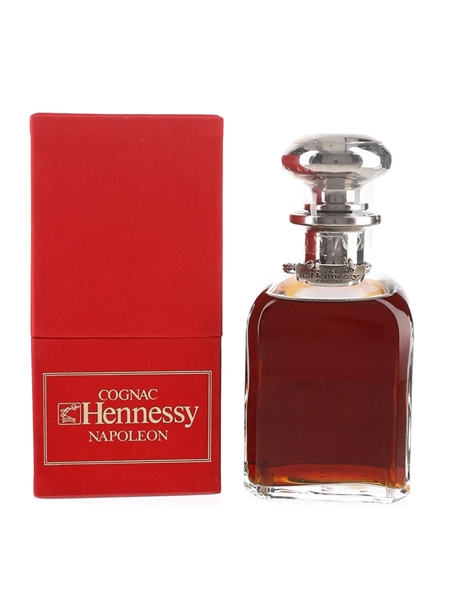 Hennessy Napoleon Silver Top Library Decanter Bottled 1980s 70cl