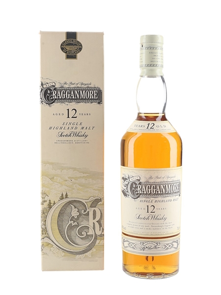Cragganmore 12 Year Old Bottled 1990s 70cl / 40%