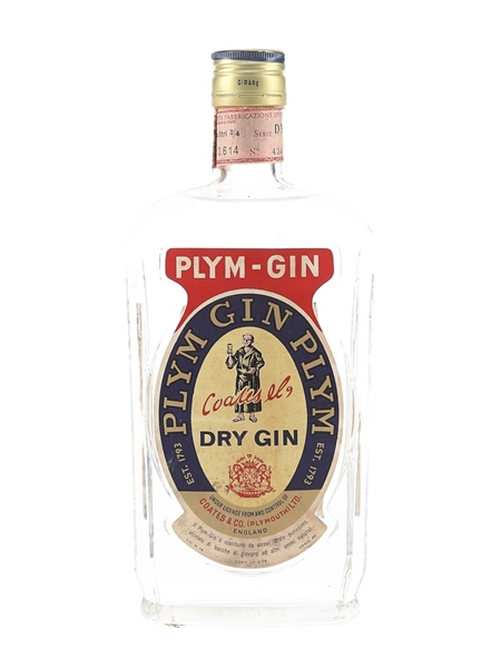 Coates & Co. Plym-Gin Bottled 1970s - Stock 75cl / 46%