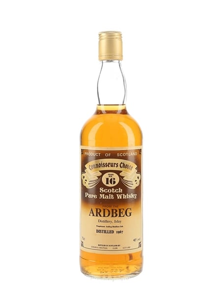 Ardbeg 1967 16 Year Old Connoisseurs Choice Bottled 1980s - Gordon & MacPhail 75cl / 40%