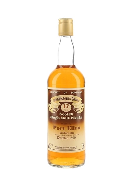 Port Ellen 1970 17 Year Old Connoisseurs Choice Bottled 1980s - Gordon & MacPhail 75cl / 40%