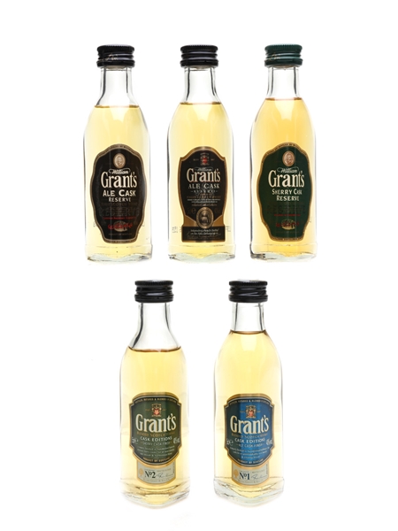 Grant's Cask Edition  5 x 5cl