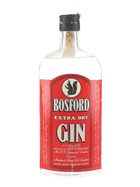 Bosford Extra Dry Gin Bottled 1980s - Martini & Rossi 75cl / 43%
