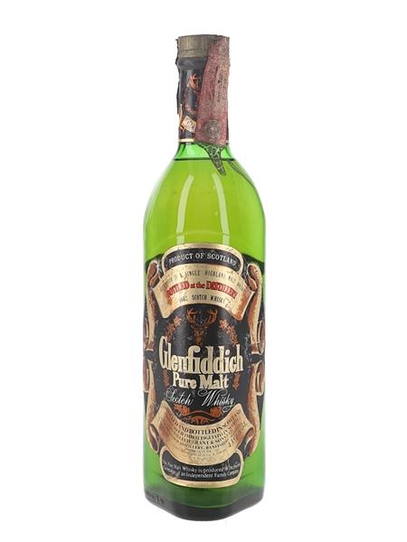 Glenfiddich Special Old Reserve Pure Malt Bottled 1980s 75cl / 43%