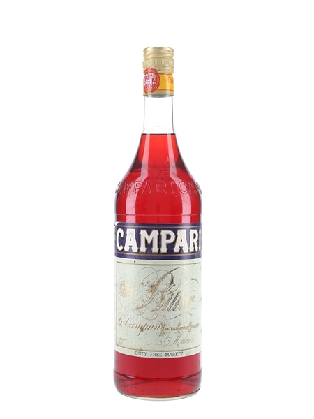 Campari Bitter Bottled 1980s - Duty Free Market 100cl / 21%