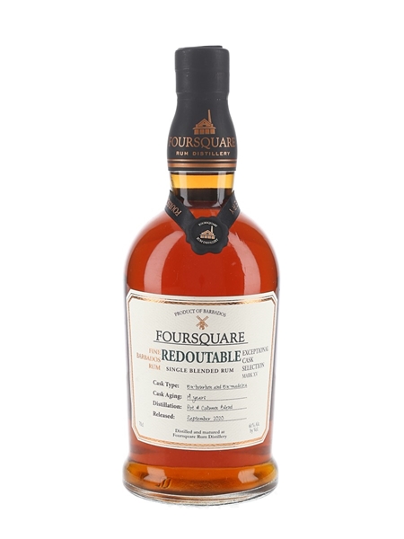 Foursquare Redoutable 14 Year Old Single Blended Rum Bottled 2020 - Exceptional Cask Selection Mark XV 70cl / 61%