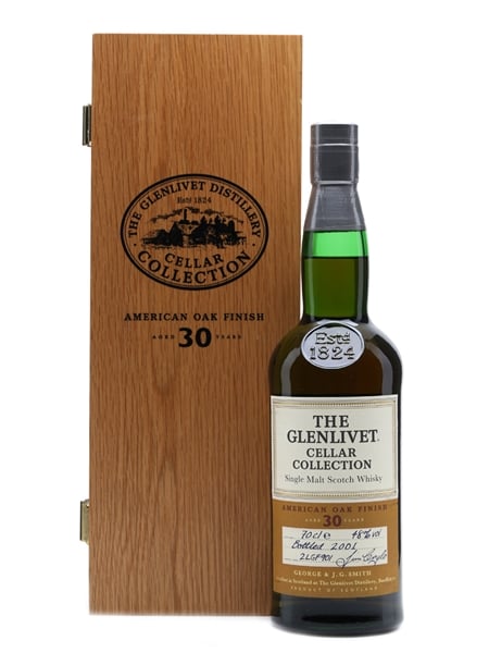 Glenlivet 30 Years Old Cellar Collection Bottled 2001 70cl