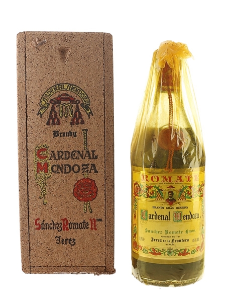 Cardenal Mendoza Brandy De Jerez Bottled 1980s - Solera Gran Reserva 75cl / 45%