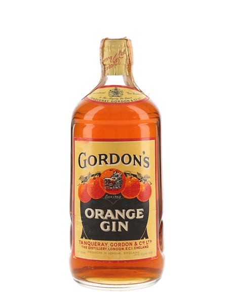 Gordon's Orange Gin Spring Cap Bottled 1950s - Wax & Vitale 75cl / 34.3%