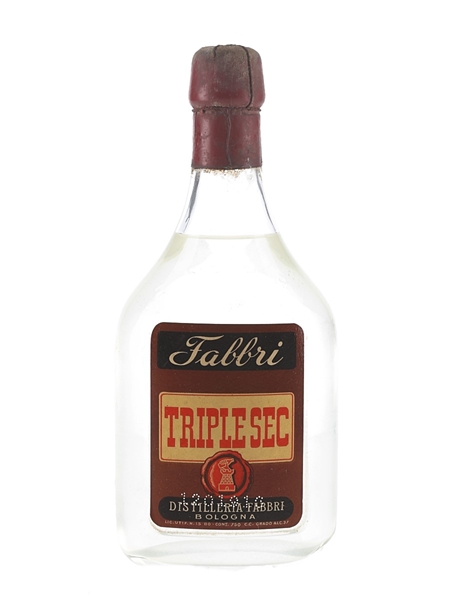 Triple sec Fabbri Bottled 1950s 75cl / 37%