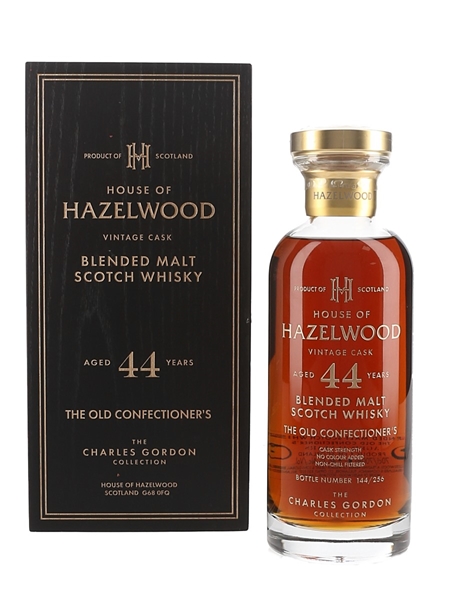 House of Hazelwood 44 Year Old The Old Confectioner's The Charles Gordon Collection 70cl / 46.3%