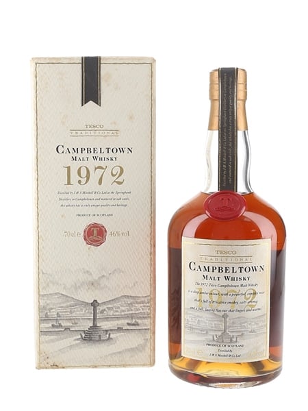 Campbeltown 1972 (Springbank) Bottled 1990s - Tesco 70cl / 46%