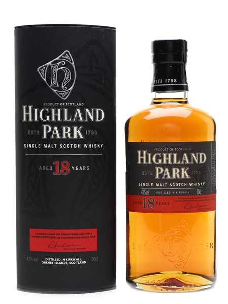 Highland Park 18 Year Old  70cl / 43%