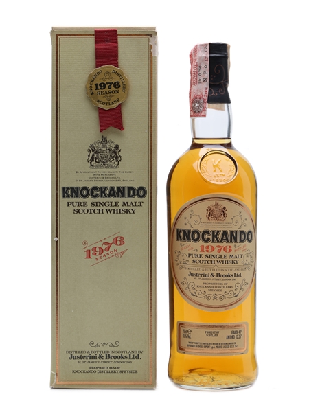 Knockando 1976 Season Bottled 1980 75cl