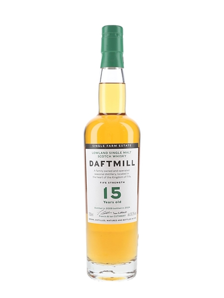 Daftmill 2009 15 Year Old Bottled 2024 - Fife Strength 70cl / 56.3%