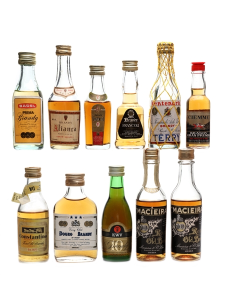 Brandies Of The World  11 x 3cl - 5cl