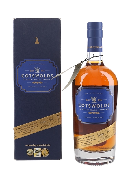 Cotswolds Founder's Choice  70cl / 60.5%