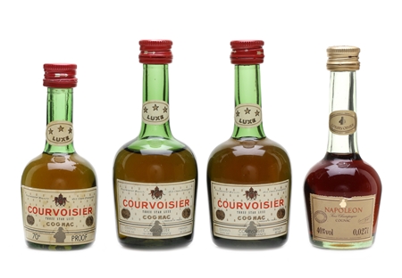 Courvoisier  4 x 3cl - 5cl