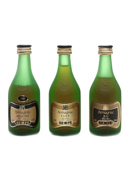 Sampe VSOP, XO, 1965  3 x 5cl