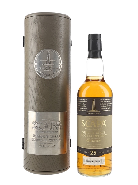 Scapa 1980 25 Year Old Bottled 2005 70cl / 54%