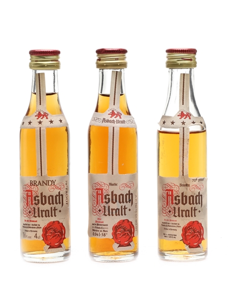 Asbach Brandy  3 x 5cl