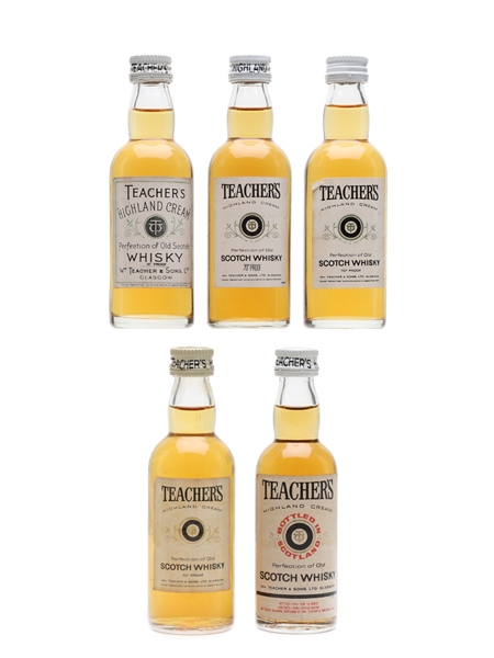 Teacher's Highland Cream  5 x 5cl