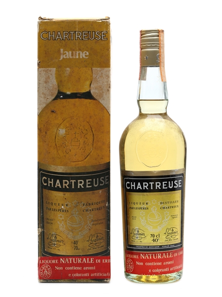 Chartreuse Yellow Bottled 1970s Italian Release 70cl