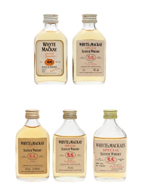 Whyte & Mackays Special  5 x 5cl